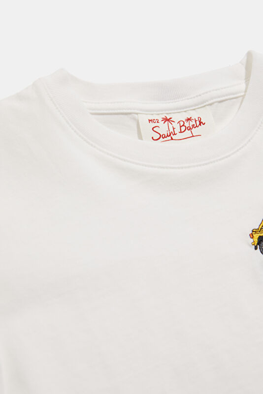 Beyaz Çocuk T-Shirt 3
