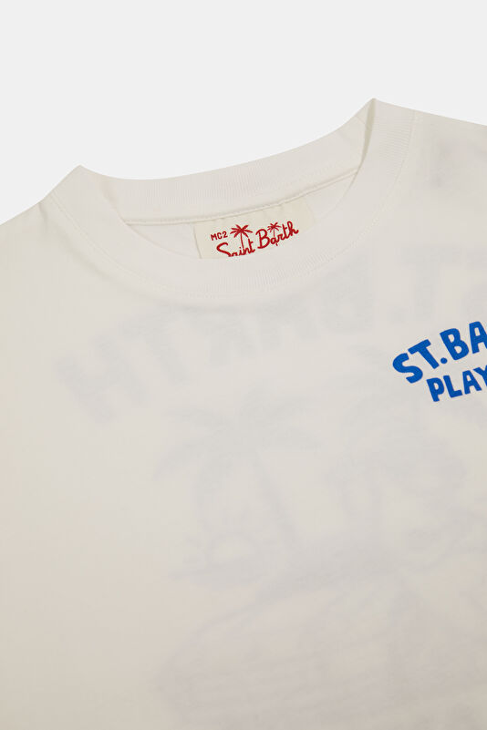 Beyaz Çocuk T-Shirt 3