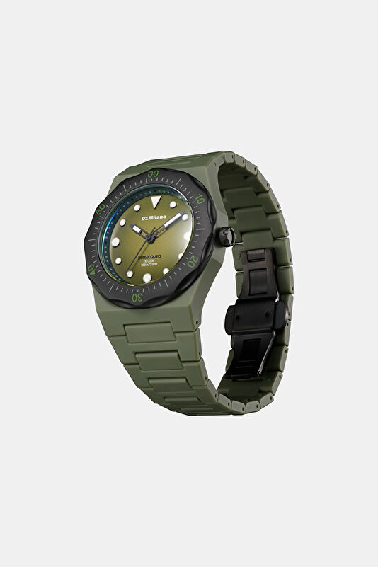 Polycarbon Diver Green Watch 2