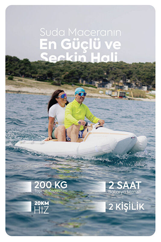 E-210 Katlanabilir Elektrikli Şişme Bot / Su Aracı 3