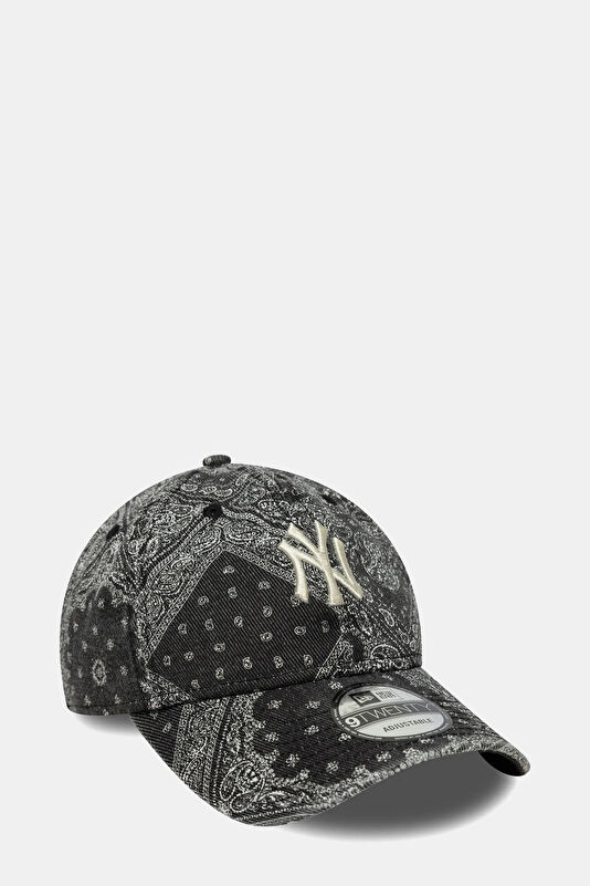Washed Paisley 9Twenty New York Yankees Black Cap