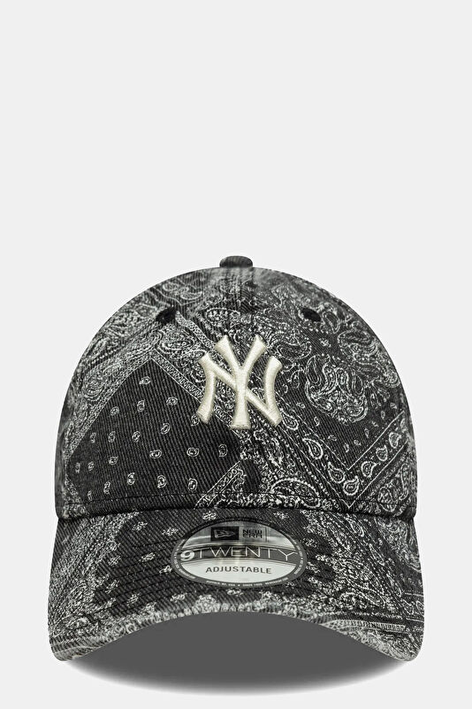Washed Paisley 9Twenty New York Yankees Black Cap 2