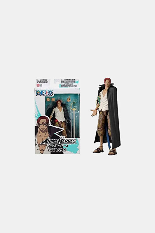 16 cm Shanks Poz Verilebilir Figür - Anime Heroes One Piece Serisi