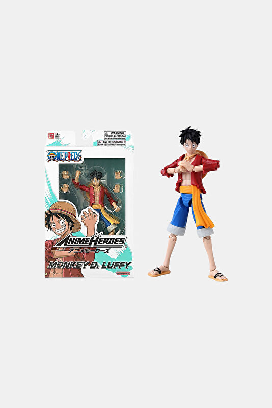 16 cm Monkey D. Luffy Posable Figure - Anime Heroes One Piece Series