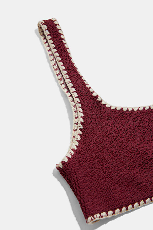 Bordo Kadın Bikini 4