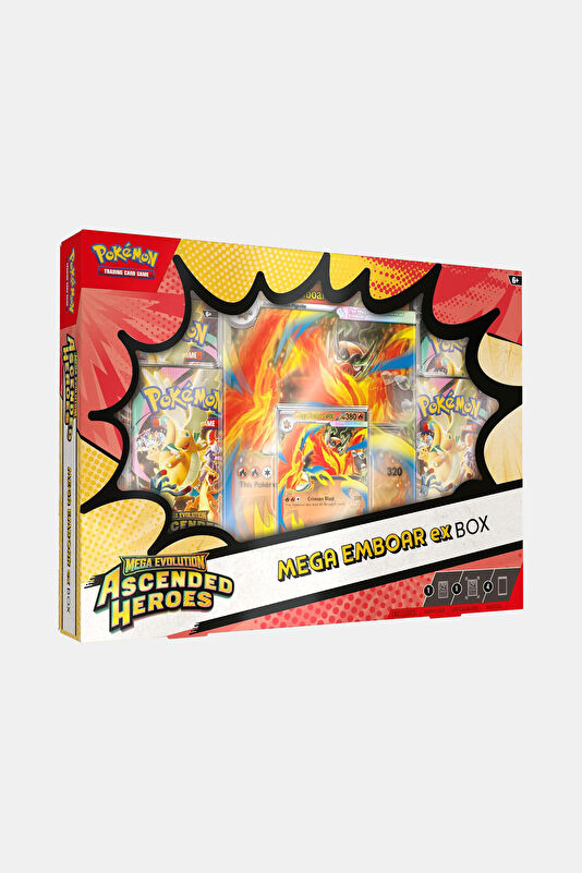 Pokémon TCG: Ascended Heroes Mega Emboar Ex Collection Box