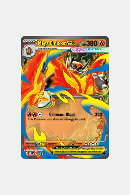 Pokémon TCG: Ascended Heroes Mega Emboar Ex Collection Box 3