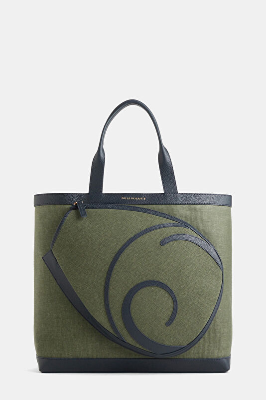 Donna Khaki Leather Bag
