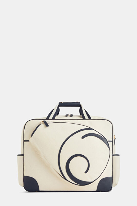 Cora Ecru Leather Bag