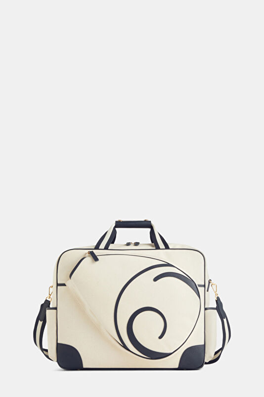 Cora Ecru Leather Bag 4