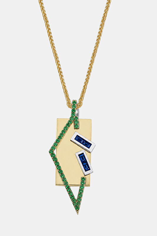 Safir / Zümrüt Kolye