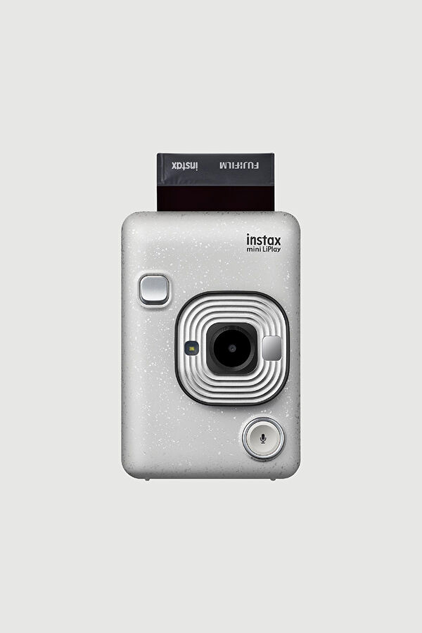 Instax Mini LiPlay Gümüş Beyaz Hibrit Fotoğraf Makinası