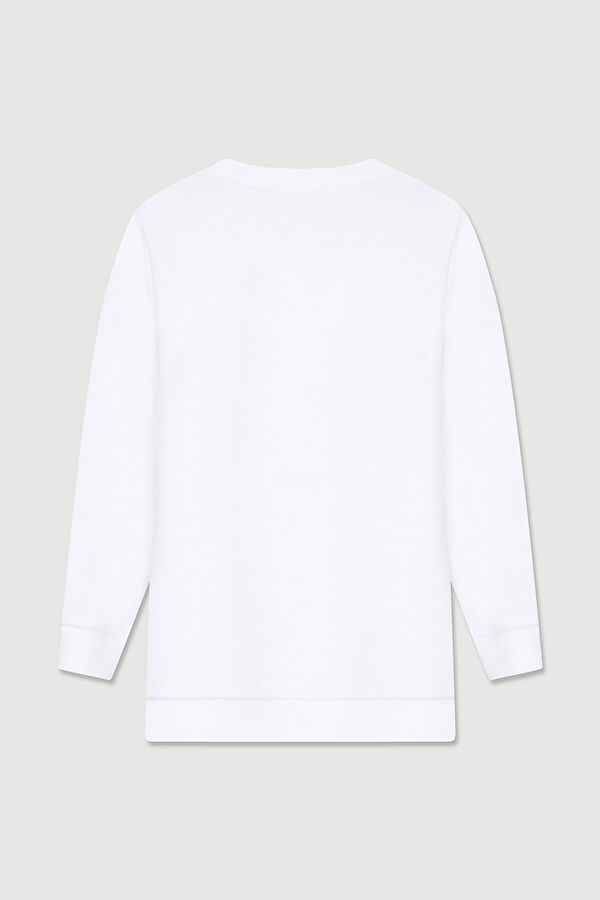 Drink Çocuk Sweatshirt Beyaz 2