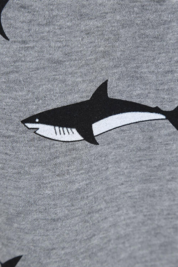 Shark Light Grey Spor Pantolon 3