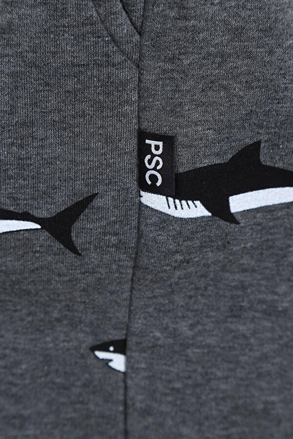 Shark Dark Grey Spor Pantolon 3