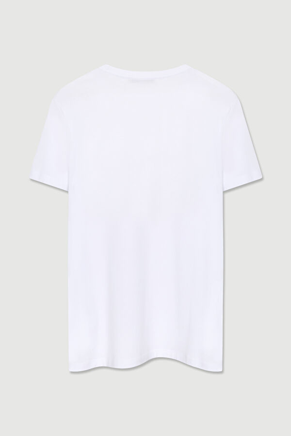 Nine Wine Wine Baskılı T-Shirt 2