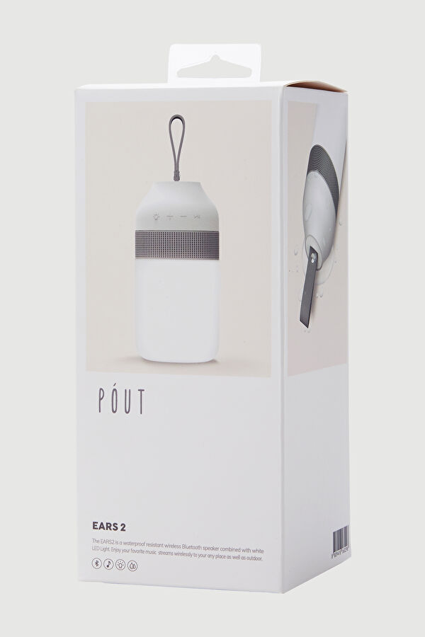 EARS 2 Cream Gri Taşınabilir Bluetooth Hoparlör 4