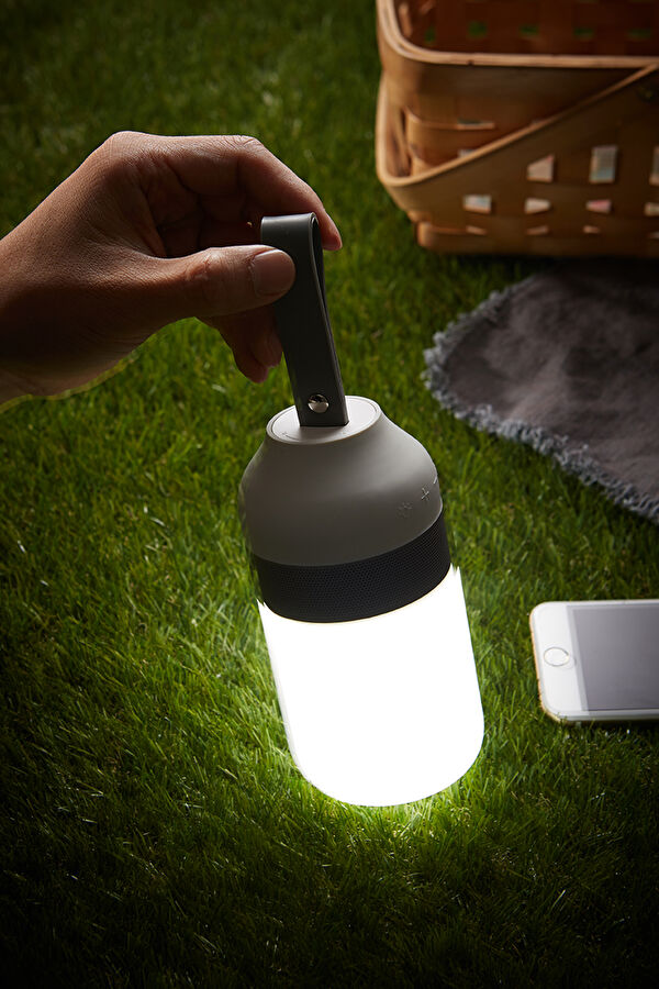 EARS 2 Cream Gri Taşınabilir Bluetooth Hoparlör 5