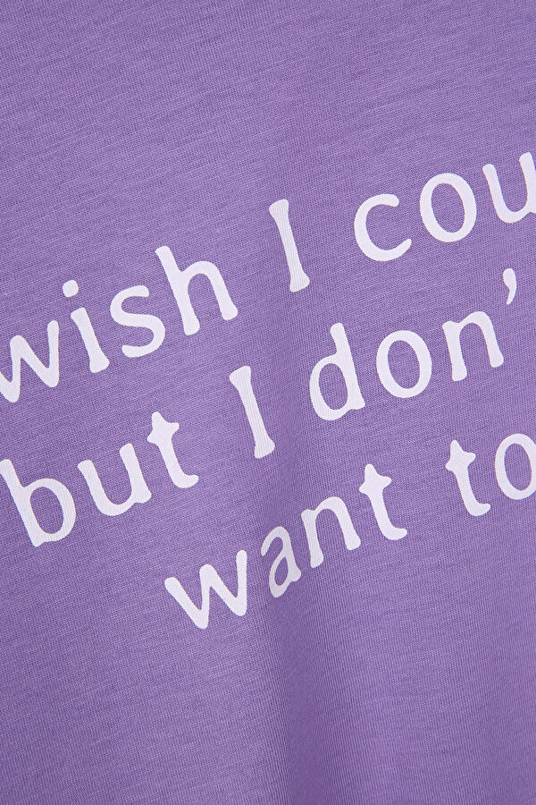 Wish Çocuk T-Shirt Lila 3