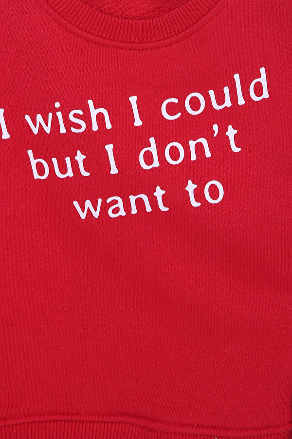 Wish Çocuk Sweatshirt Kırmızı 7