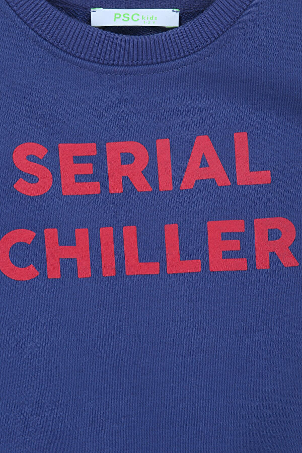 Chiller Çocuk Sweatshirt Mavi 3