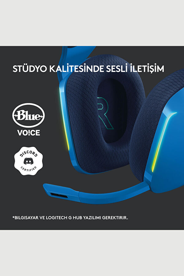 Logitech G G733 Lightspeed RGB Mavi 9