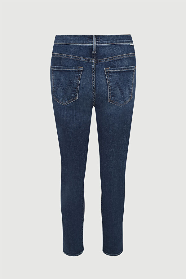 Lacivert Dar Paça Kot Pantolon 2