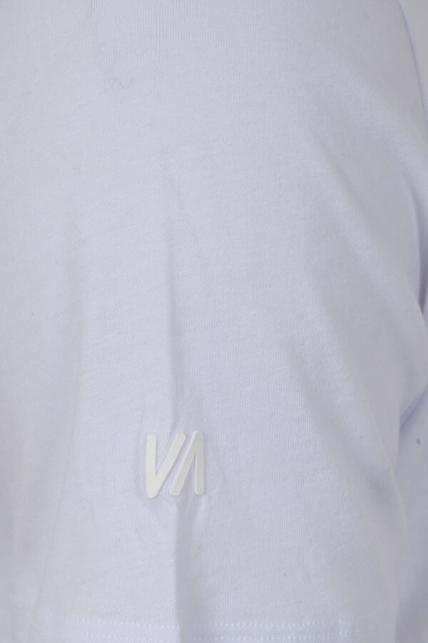 Slim Fit White Crew Neck Men's T-Shirt 6