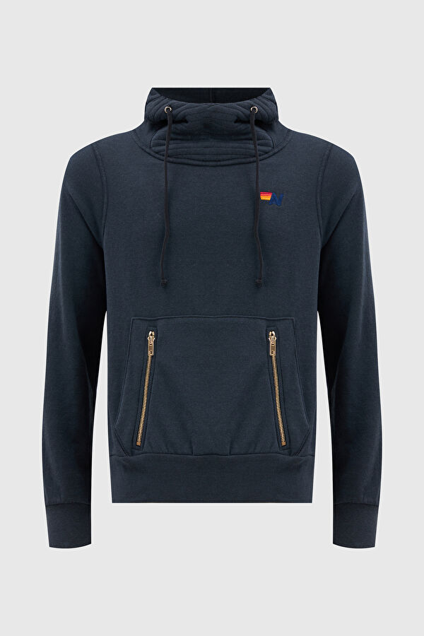 Koyu Gri Kapuşonlu Sweatshirt