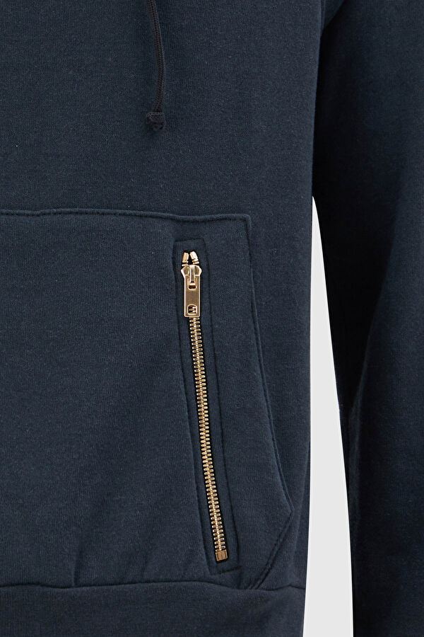 Koyu Gri Kapuşonlu Sweatshirt 3