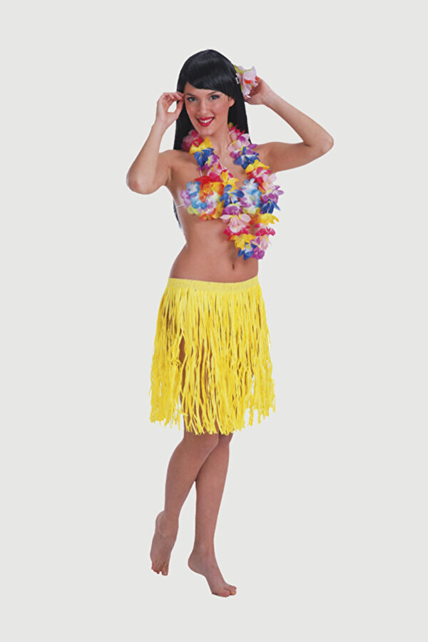 Hawaii Sarı Fluo Etek