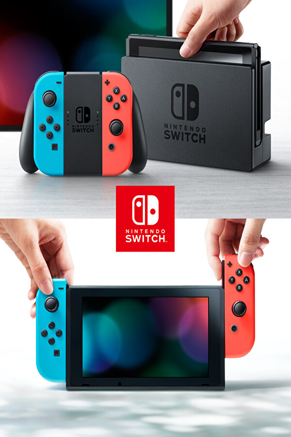 Nıntendo Switch Konsol Kırmızı Mavi