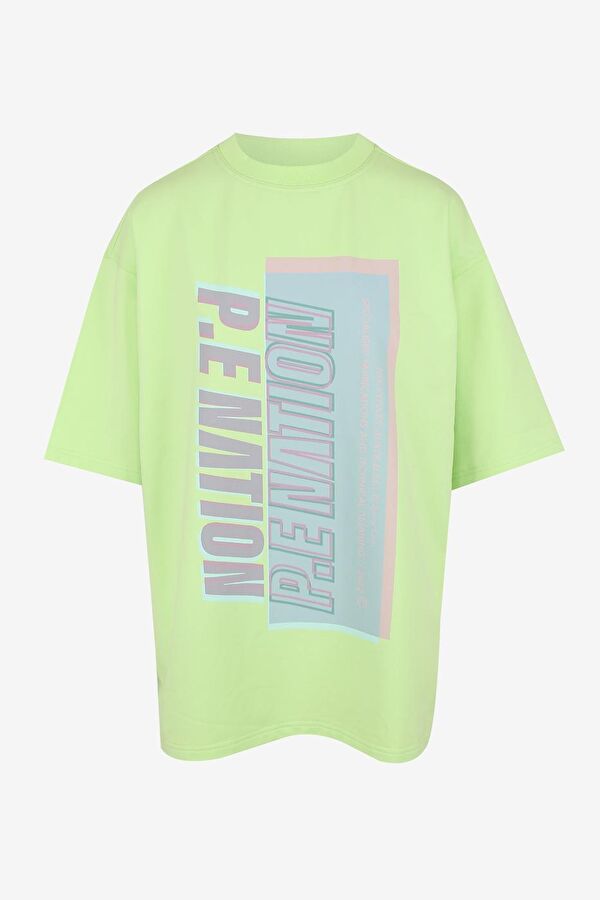 Relax Kalıp Sarı O Yaka T-Shirt 4
