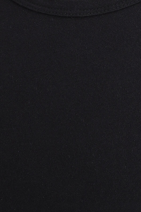 Black Crew Neck Men's T-Shirt 5