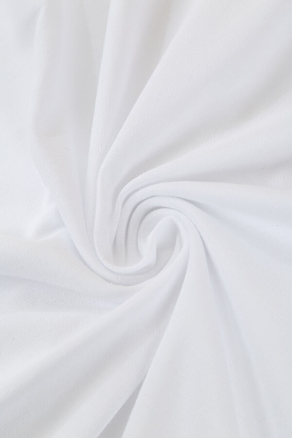 White Crew Neck Men's T-Shirt 5