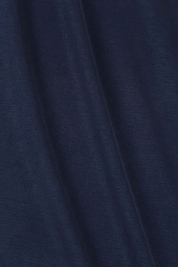 Lacivert Bisiklet Yaka T-Shirt 7