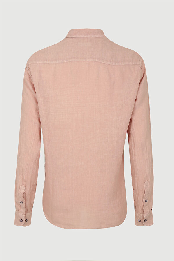 Pembe Düz Gömlek 2