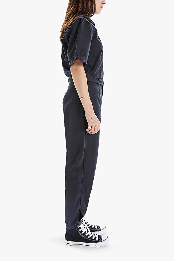 Siyah Denim Tulum 2
