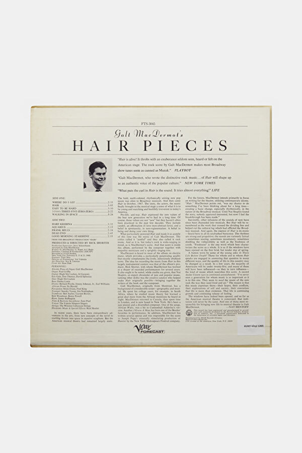 Galt MacDermot Hair Pieces 4