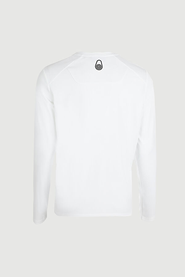 Beyaz Bisiklet Yaka T-Shirt 2