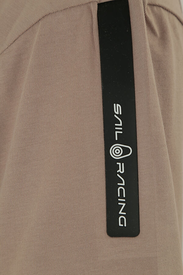 Bej Bisiklet Yaka T-Shirt 3