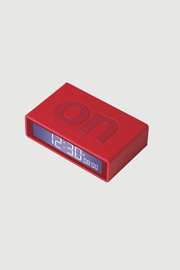 Lexon Flip Plus Alarm Saat, Red 2
