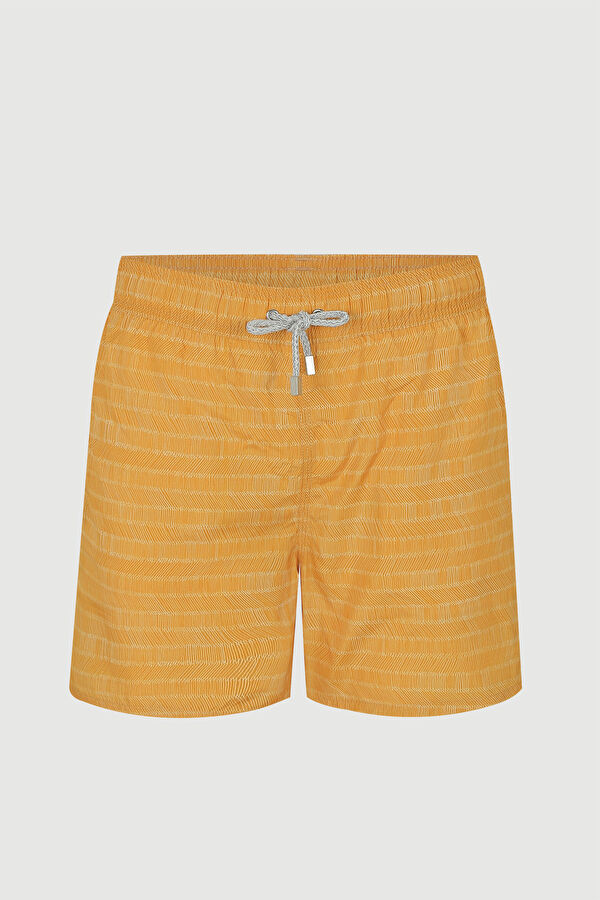 Yellow Design Filled Swimsuit