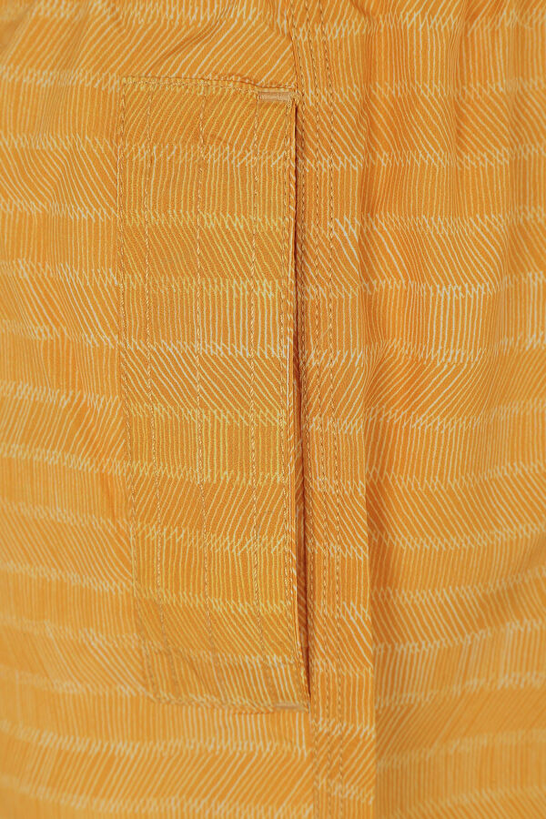 Yellow Design Filled Swimsuit 3