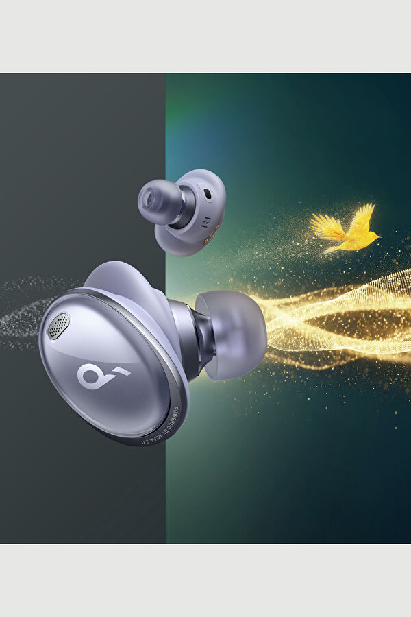 Purple Earphone 2