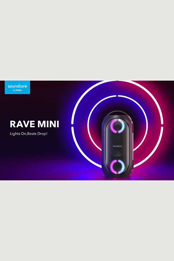 Anker SoundCore Rave Partycast 80W&nbsp;Siyah Bluetooth Hoparlör 10