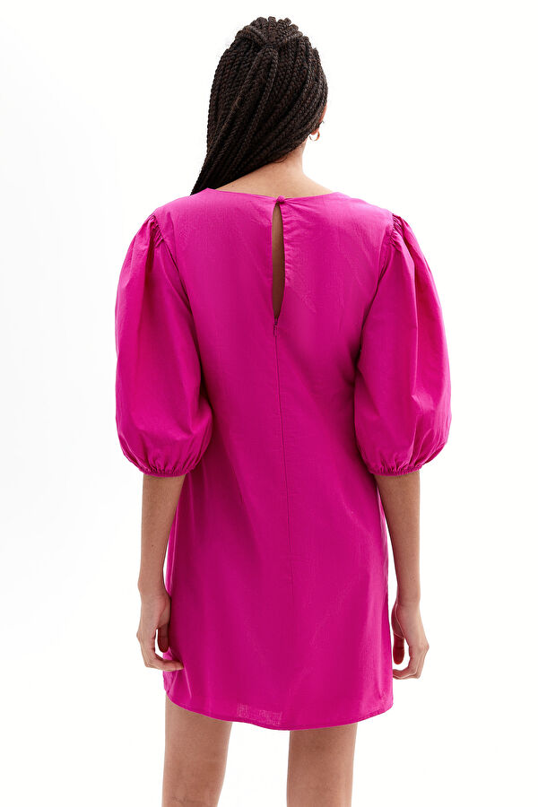 Fuşya Mini Elbise 4