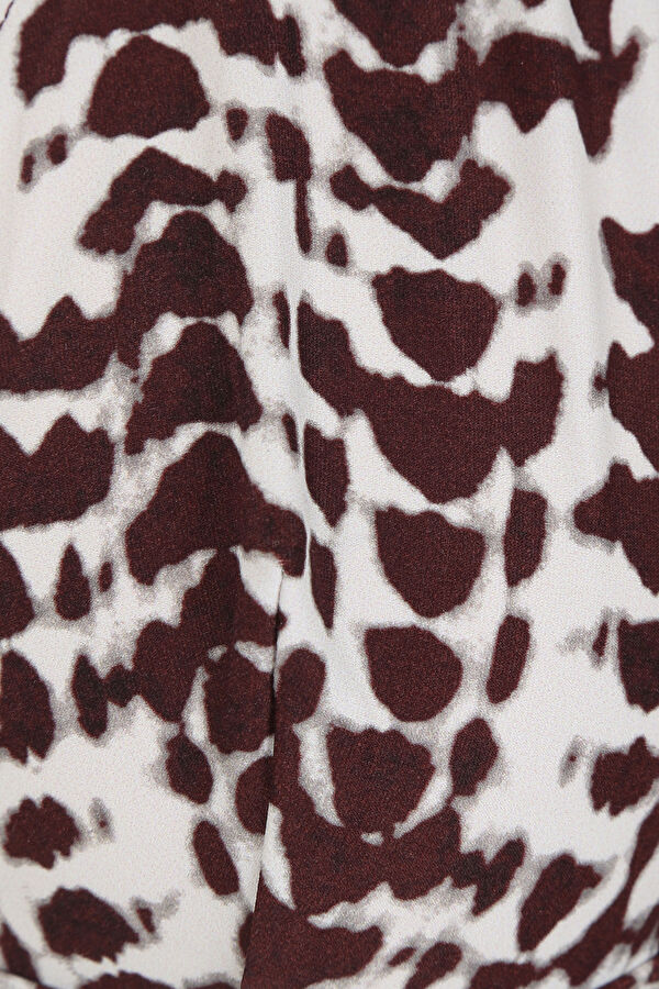 Bordo Desenli Bikini 3