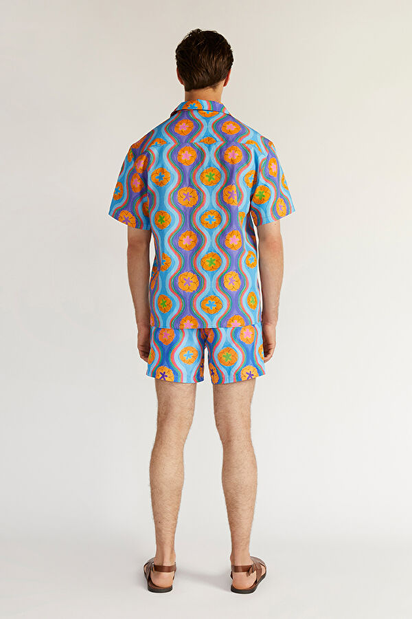 PSC X Siedres Blue Floral Men Mayo 3