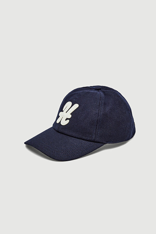 CAP H MEN, Navy Blue, Green, STD 2